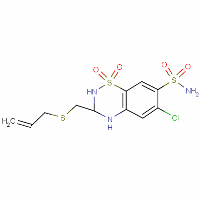 阿尔噻嗪分子式结构图