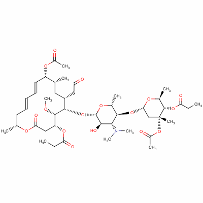 醋酸麦迪霉素分子式结构图