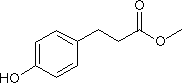 对羟基苯丙酸甲酯分子式结构图