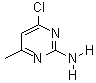 2-氨基-4-氯-6-甲基嘧啶分子式结构图