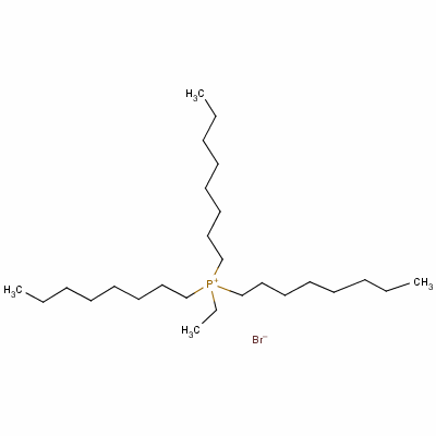 乙基三辛基溴化膦分子式结构图