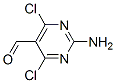 2-氨基-4,6-二氯嘧啶-5-甲醛分子式结构图