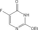 2-羟乙基-5-氟尿嘧啶分子式结构图