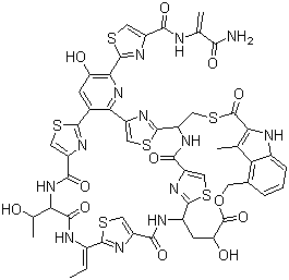 诺西肽分子式结构图