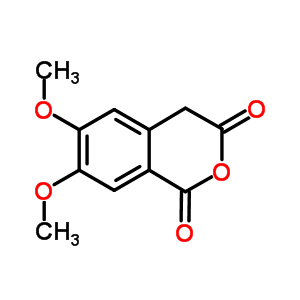 6,7-甲氧基-异色满-1,3-二酮分子式结构图