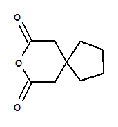 3,3-四亚甲基戊二酸酐分子式结构图