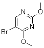 5-溴-2,4-二甲氧基嘧啶分子式结构图