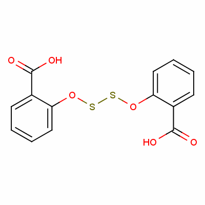 二硫代水杨酸分子式结构图