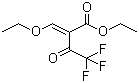 2-(乙氧基亚甲基)-4,4,4-三氟-3-氧代丁酸乙酯分子式结构图