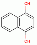 1,4-二羟基萘分子式结构图