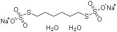 硫代硫酸 S,S'-1,6-己二醇酯二钠盐分子式结构图