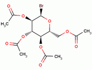 乙酰溴-α-D-葡萄糖分子式结构图