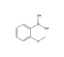 邻甲氧基苯硼酸分子式结构图