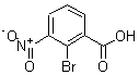 2-溴-3-硝基苯甲酸分子式结构图