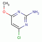 2-氨基-4-氯-6-甲氧基嘧啶分子式结构图