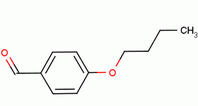 4-n-丁氧基苯甲醛分子式结构图