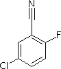5-氯-2-氟苯腈分子式结构图