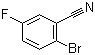 2-溴-5-氟苯甲腈分子式结构图