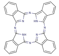 酞菁染料分子式结构图