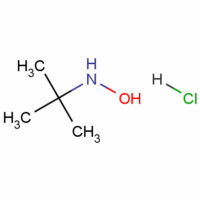 N-叔丁基羟胺盐酸盐分子式结构图