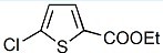 5-氯噻吩-2-甲酸乙酯分子式结构图