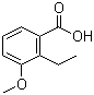 2-乙基-3-甲氧基苯甲酸分子式结构图