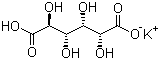 D-葡萄糖二酸单钾盐分子式结构图