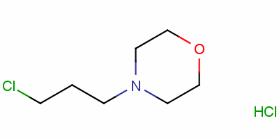 N-(3-氯丙基)吗啉盐酸盐分子式结构图