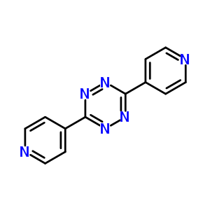 3,6-二(4-吡啶基)-1,2,4,5-四嗪分子式结构图