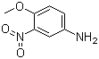 4-甲氧基-3-硝基苯胺分子式结构图