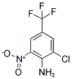 4-氨基-3-氯-5-硝基三氟甲苯分子式结构图