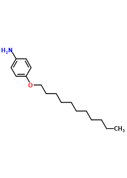 4-十一烷氧基苯胺分子式结构图