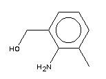 2-氨基-3-甲基苯甲醇分子式结构图