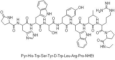 地洛瑞林分子式结构图