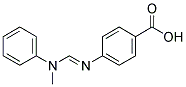 N-(乙氧基羰基苯基)-N'-甲基-N'-苯基脒分子式结构图