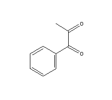 1-苯基-1,2-丙二酮分子式结构图