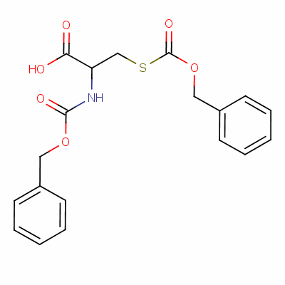 Z-Cys(Z)-OH分子式结构图