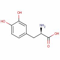 3,4-二羟基-D-苯丙氨酸分子式结构图