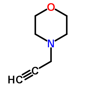 4-丙炔-1-吗啉分子式结构图