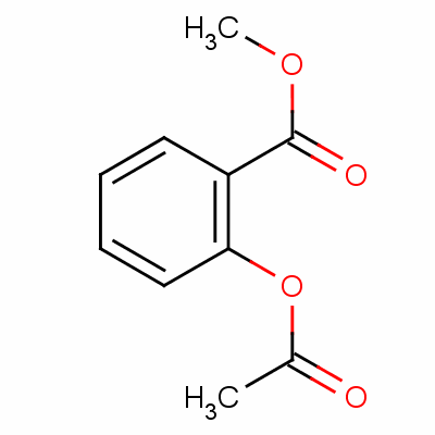 乙酰水杨酸甲酯分子式结构图