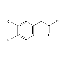 3,4-二氯苯乙酸分子式结构图