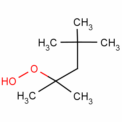 1,1,3,3-四甲基丁基氢过氧化物分子式结构图