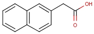 2-萘乙酸分子式结构图