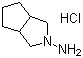 N-氨基-3-氮杂双环[3,3,0]辛烷盐酸盐分子式结构图