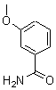 3-甲氧基苯甲酰胺分子式结构图