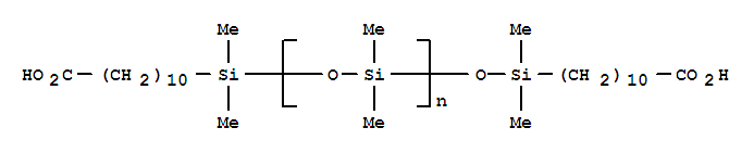 聚(二甲基硅氧烷)分子式结构图