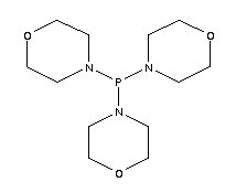 三(4-吗啉代)膦分子式结构图