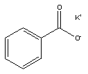 苯甲酸钾分子式结构图