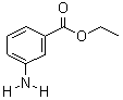 间氨基苯甲酸乙酯分子式结构图