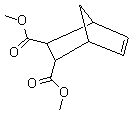 5-降冰片烯-2,3-二羧酸二甲酯分子式结构图